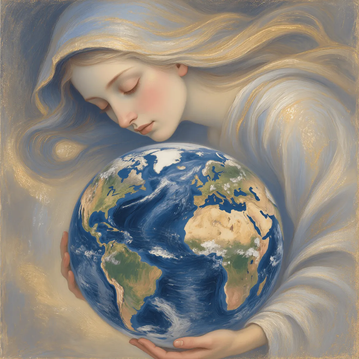 Free Celestial Earth Art Template to Edit Online