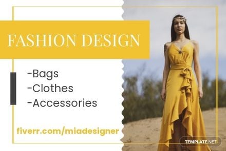 Free Fashion Design Fiverr Banner Template