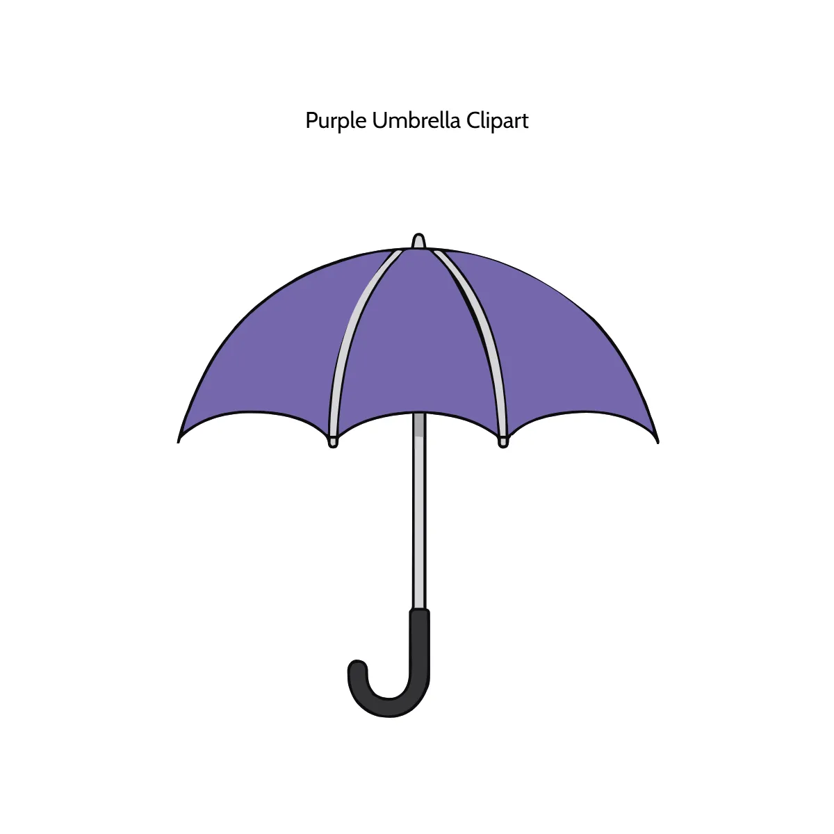 Free Purple Umbrella Vector Clipart (PNG, SVG) to Edit Online
