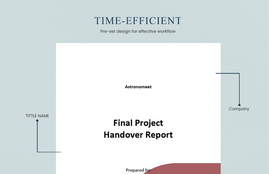 Final Project Handover Report Template