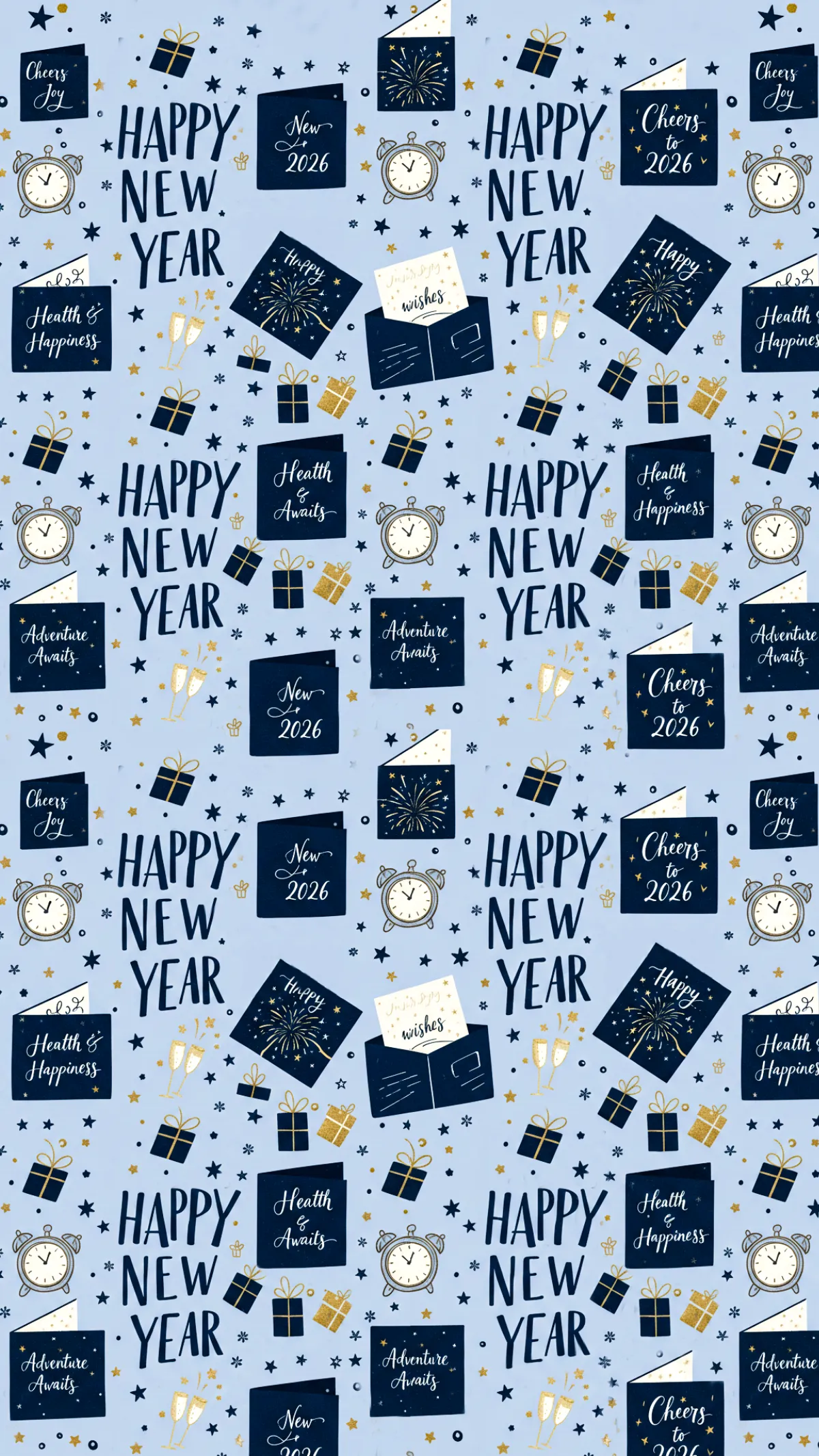 Free New Year Mobile Wallpaper Template to Edit Online