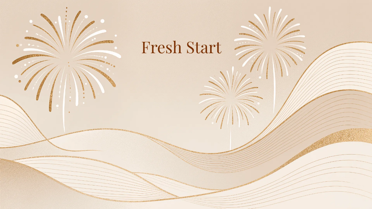 Free Aesthetic New Year Desktop Wallpaper Template to Edit Online