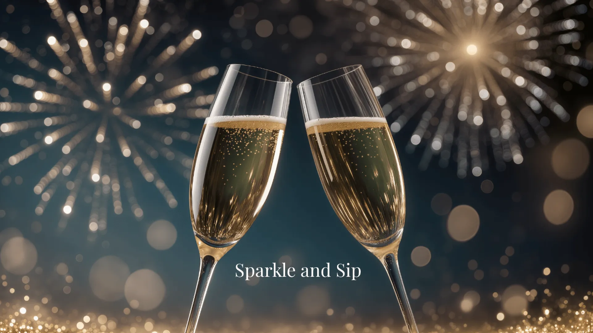 Free Elegant New Year Desktop Wallpaper Template to Edit Online