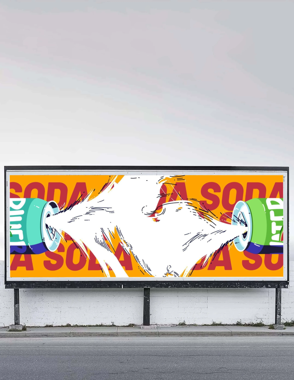 Free Outdoor Billboard Layout Mockup Template to Edit Online