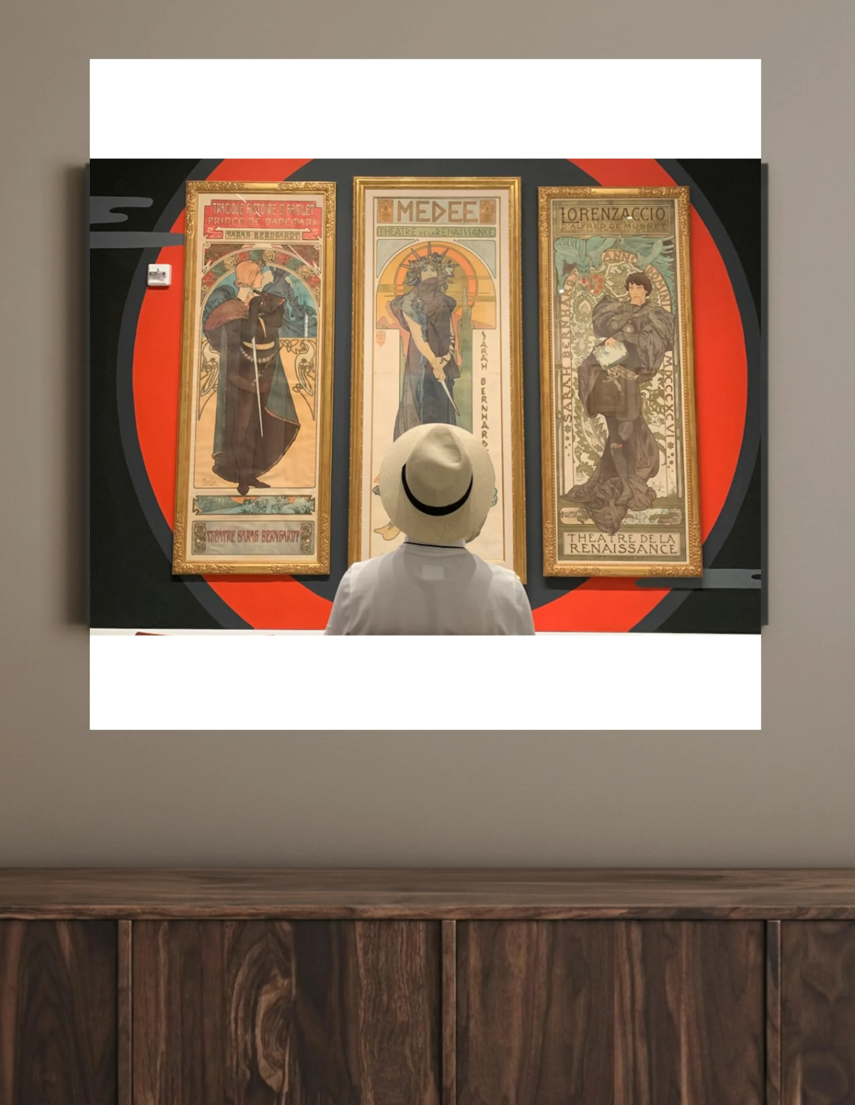 Free Yellow Landscape Poster Mockup Template to Edit Online