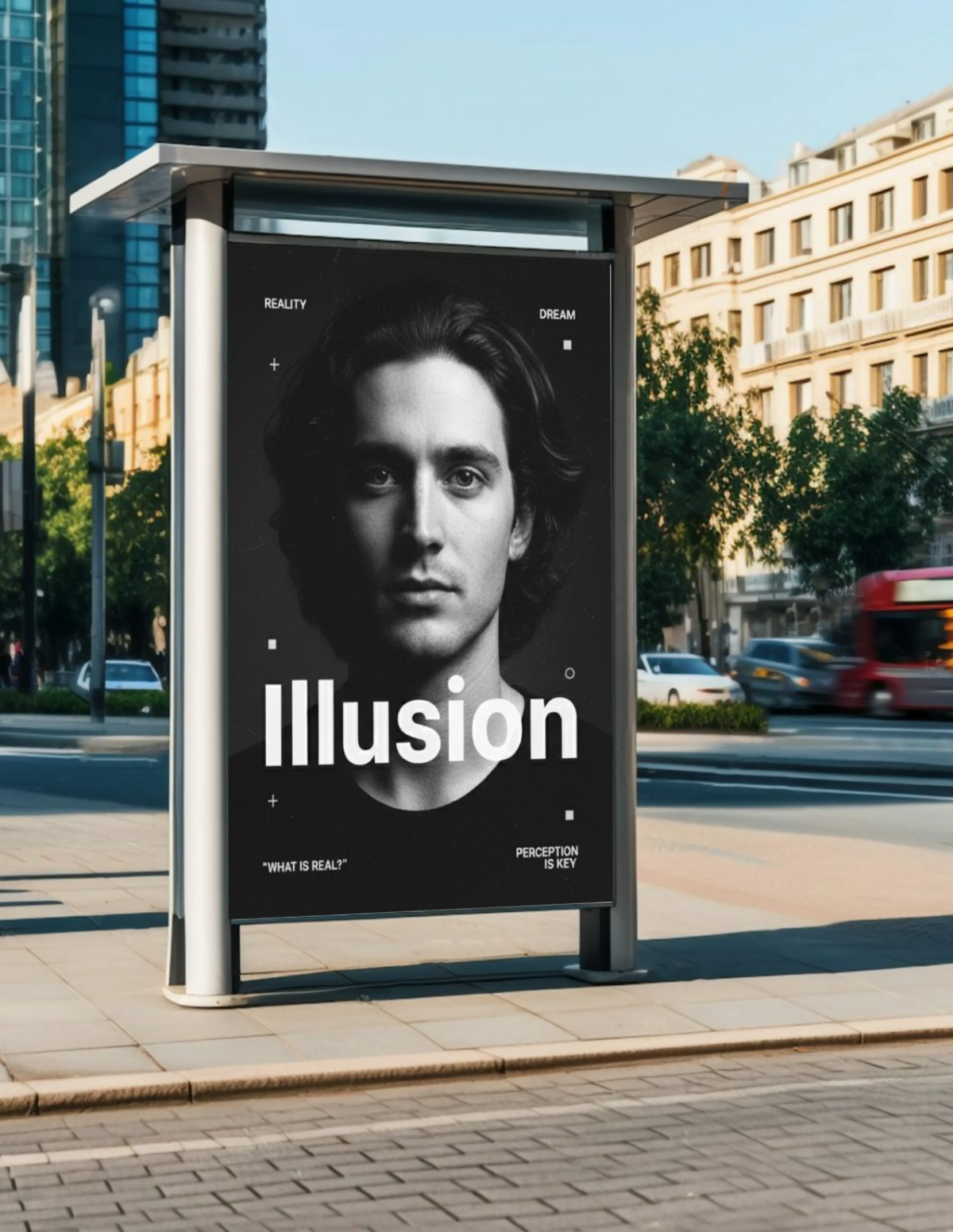 Free Frame Poster Mockup Template to Edit Online