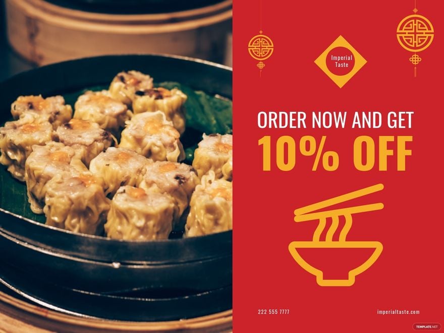 Free Restaurant Delivery Facebook Shop Cover Template