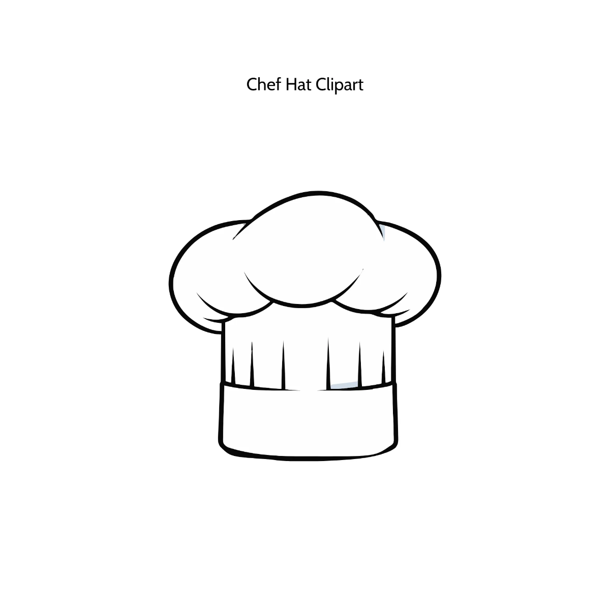 Free Chef Hat Vector Clipart (PNG, SVG) to Edit Online