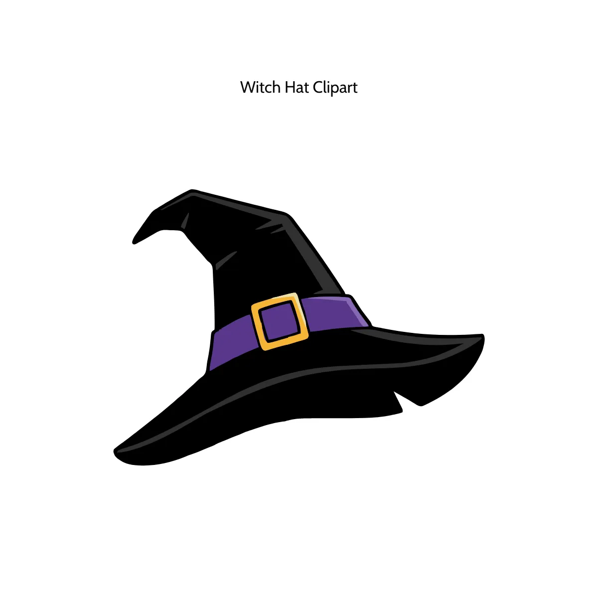 Free Witch Hat Vector Clipart (PNG, SVG) to Edit Online