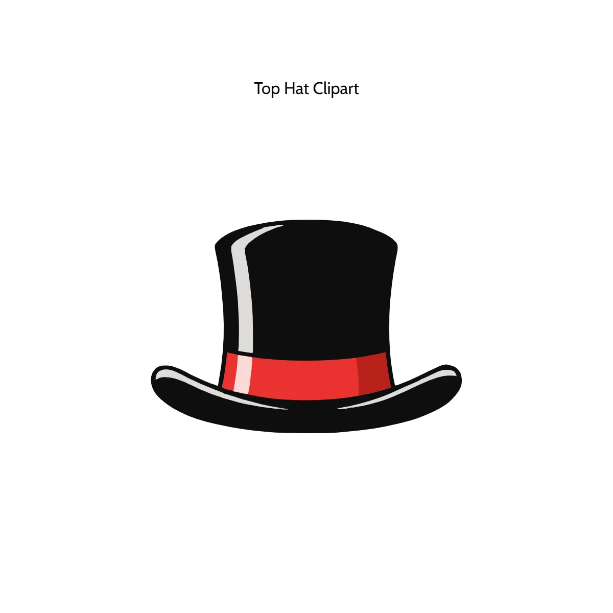 Free Top Hat Vector Clipart (PNG, SVG) to Edit Online