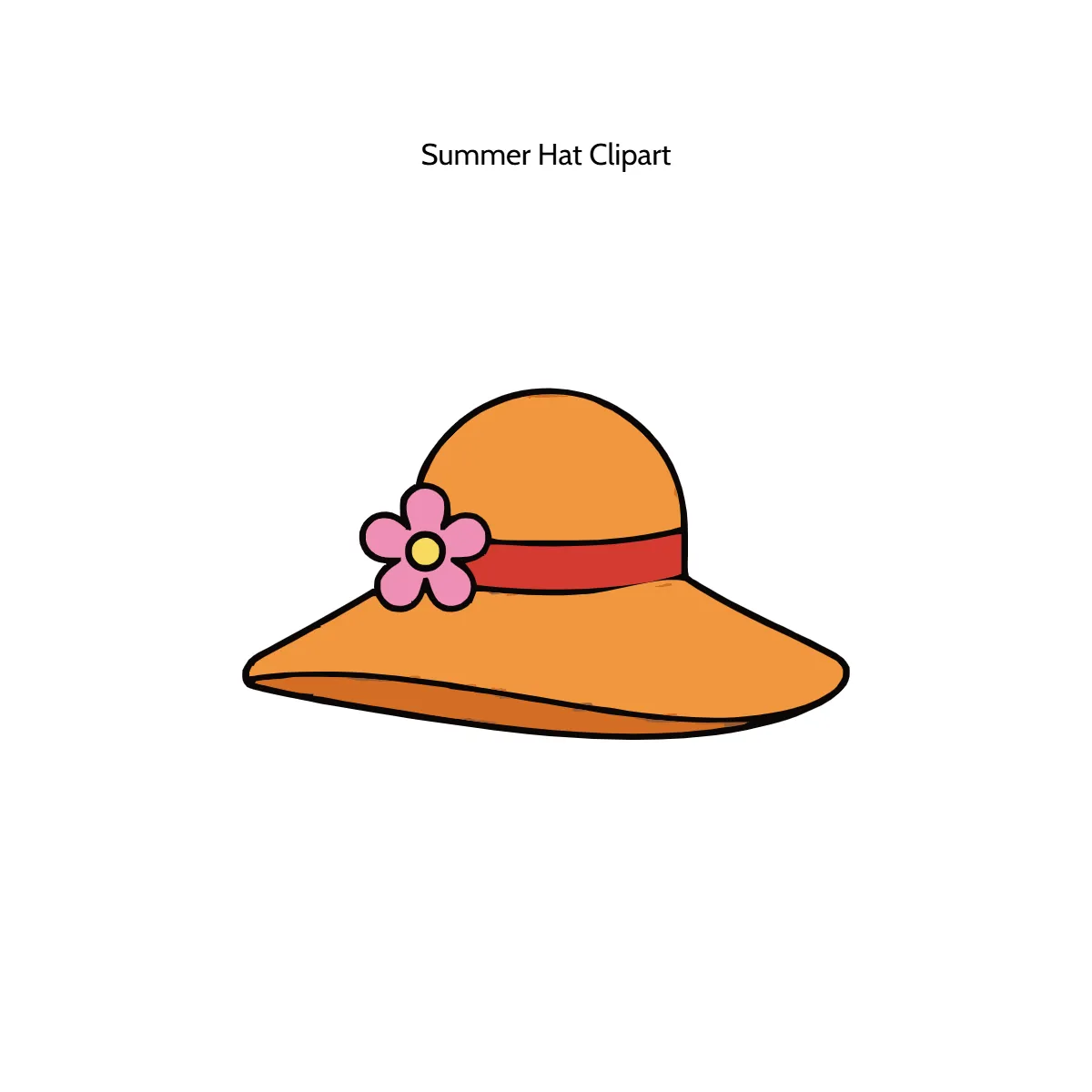Free Summer Hat Vector Clipart (PNG, SVG) to Edit Online