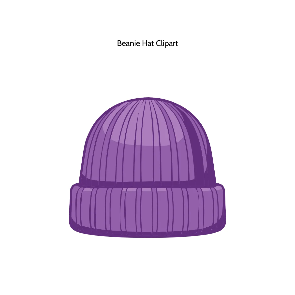 Free Beanie Hat Vector Clipart (PNG, SVG) to Edit Online