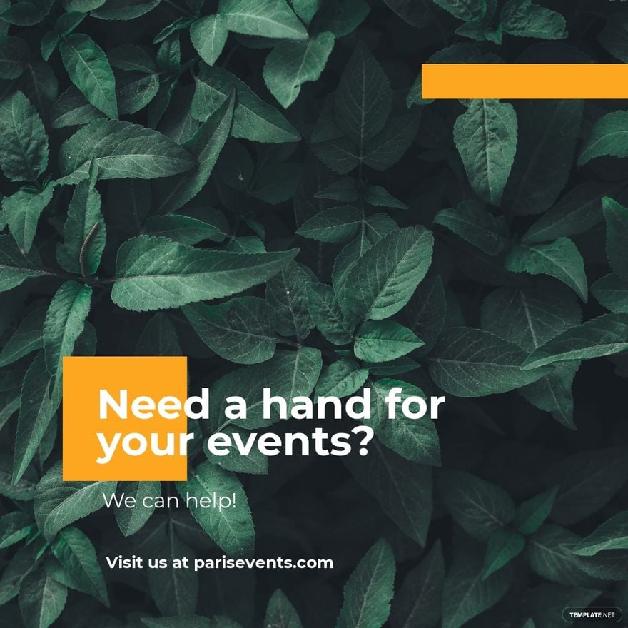 Free Event Planner Instagram Post Template