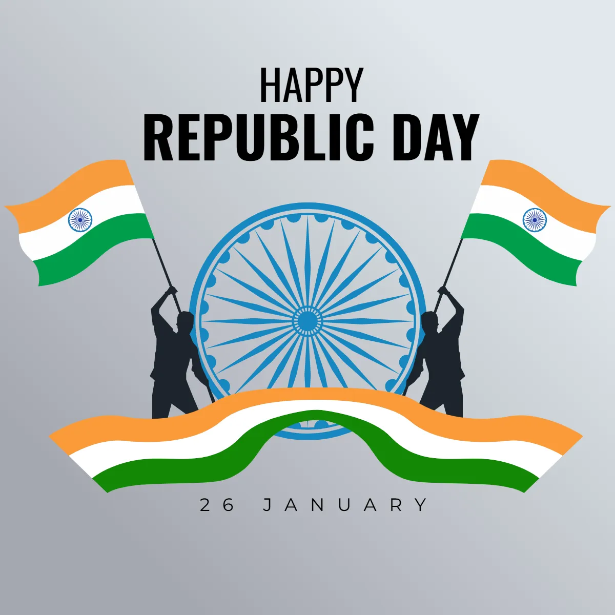 Free Background India Republic Day Cliparts Template to Edit Online