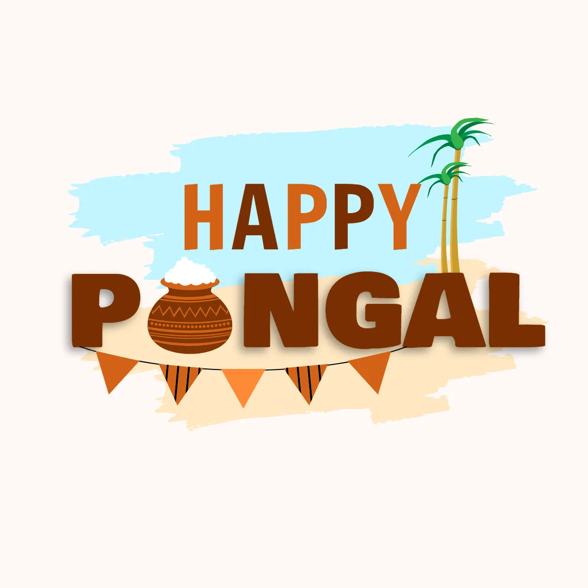Free Festival Pongal Clip Arts Template to Edit Online