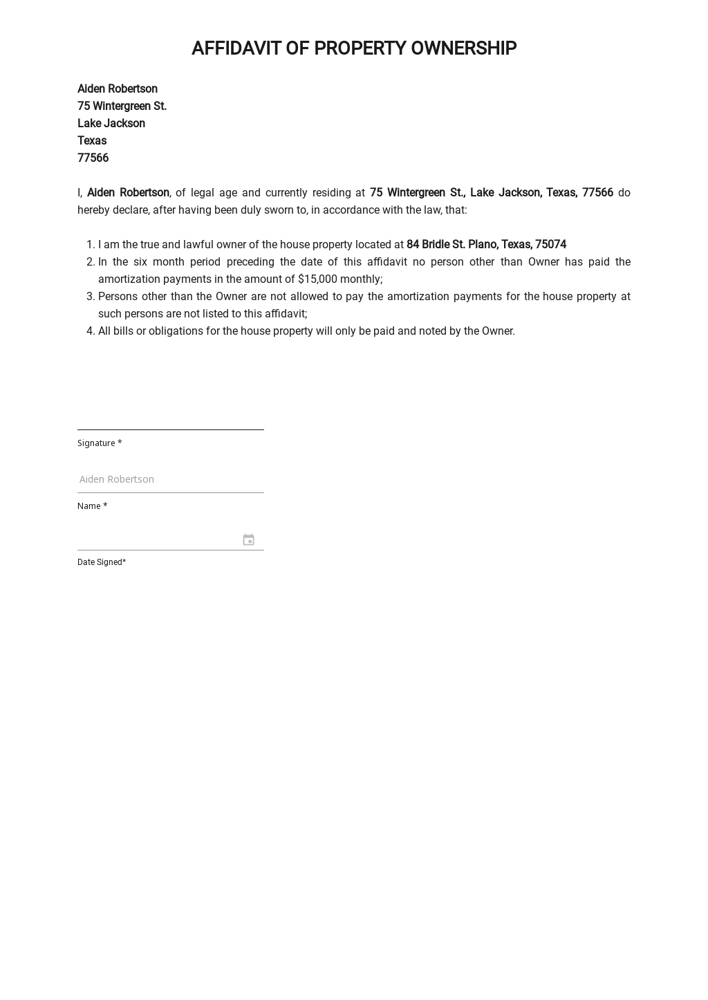 affidavit-of-property-ownership-template-google-docs-word-template