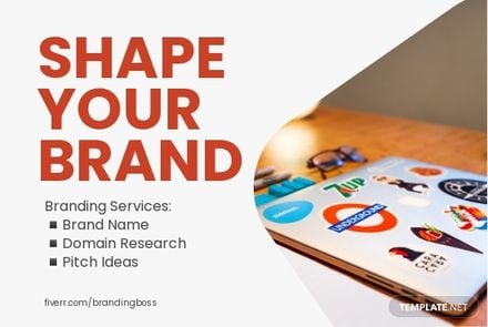 Branding Services Fiverr Banner Template