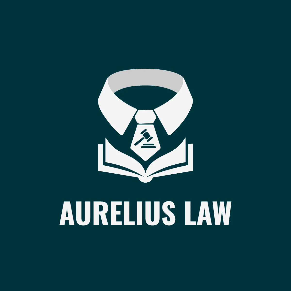 Free White Collar Law Logo Template to Edit Online