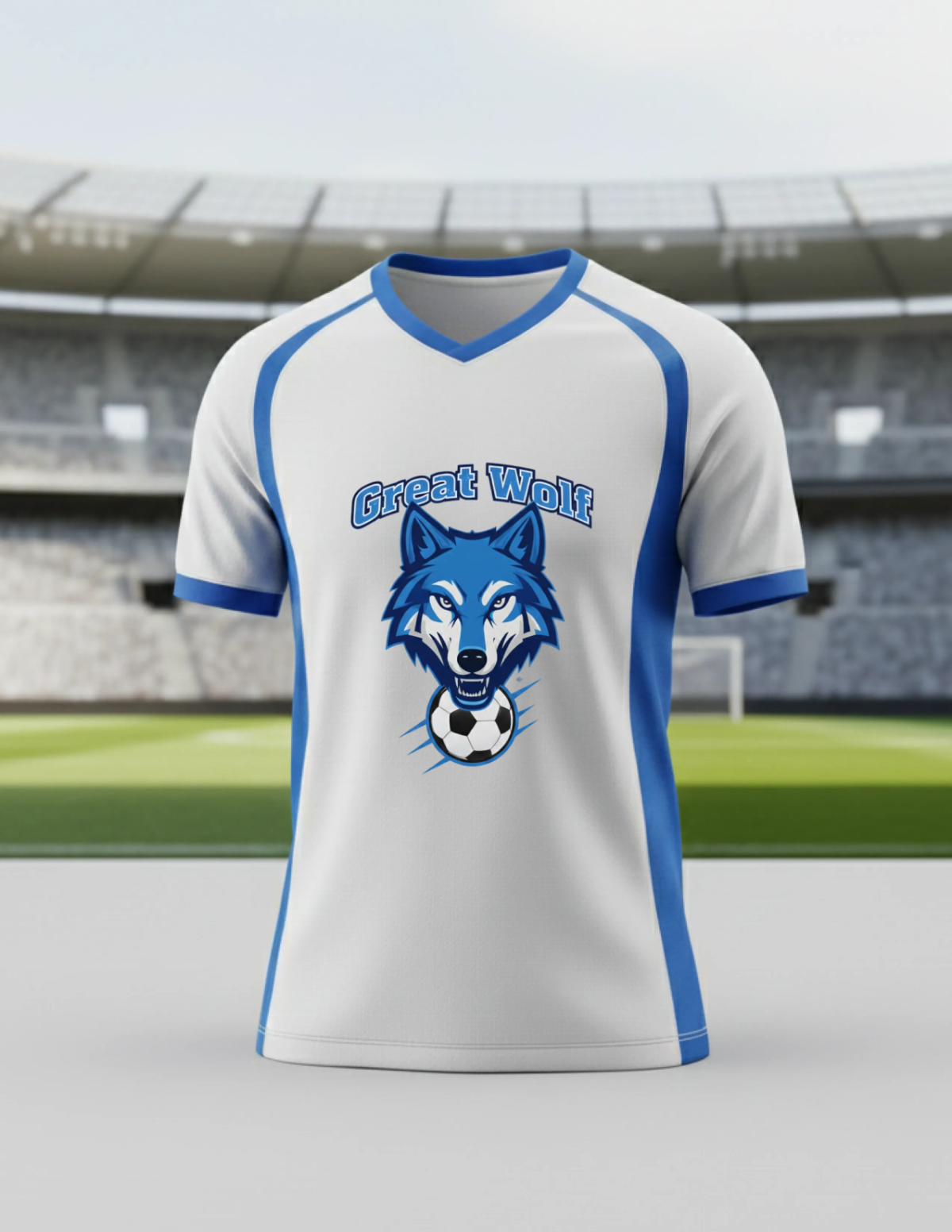 Free Football Sportswear Mockup Layout Template to Edit Online