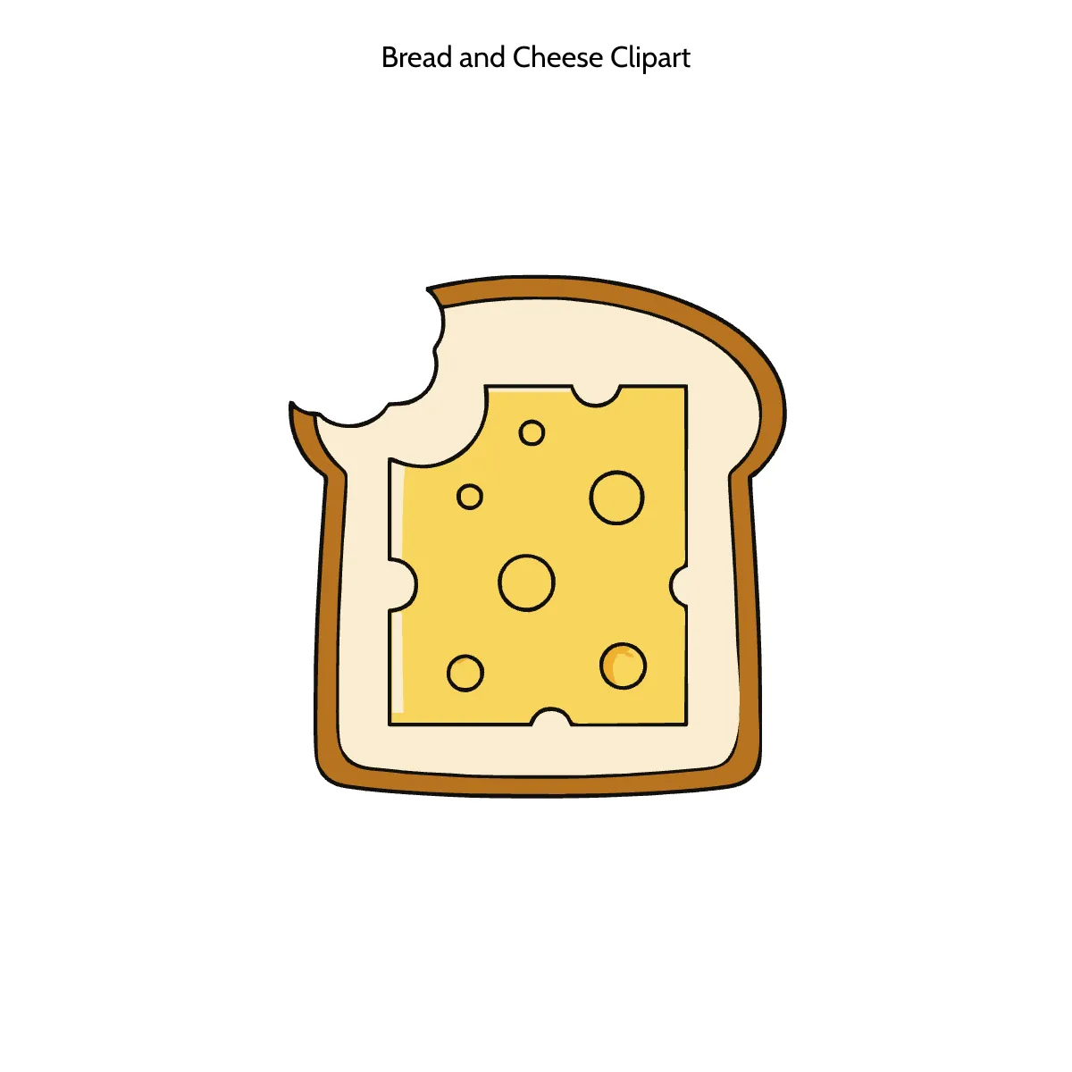 Free Bread and Cheese Clipart Template to Edit Online