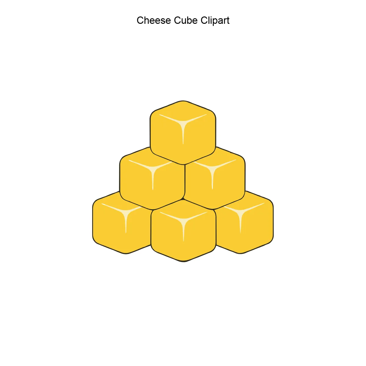 Free Cheese Cube Clipart Template to Edit Online