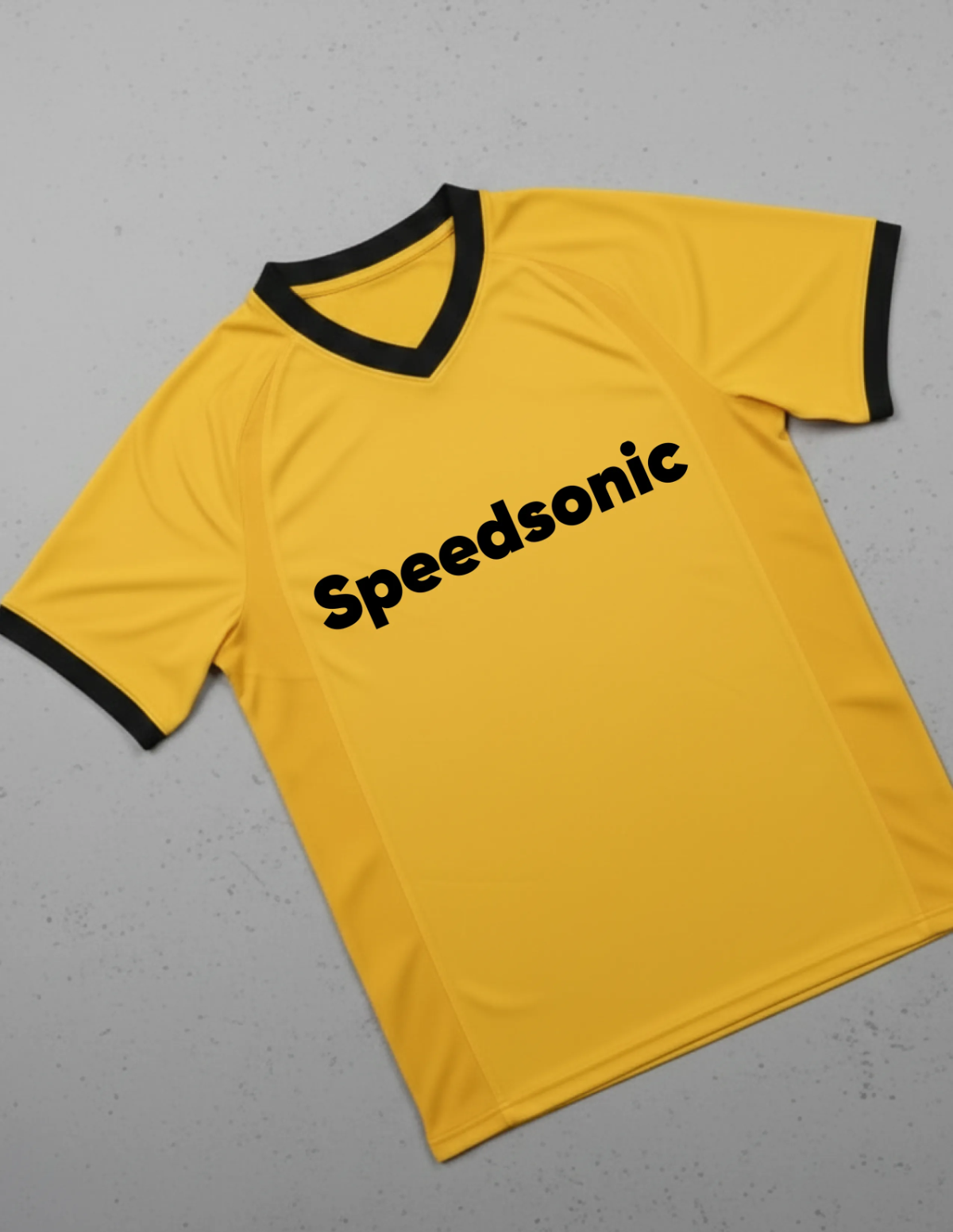 Free Simple V Neck Jersey Mockup Template to Edit Online