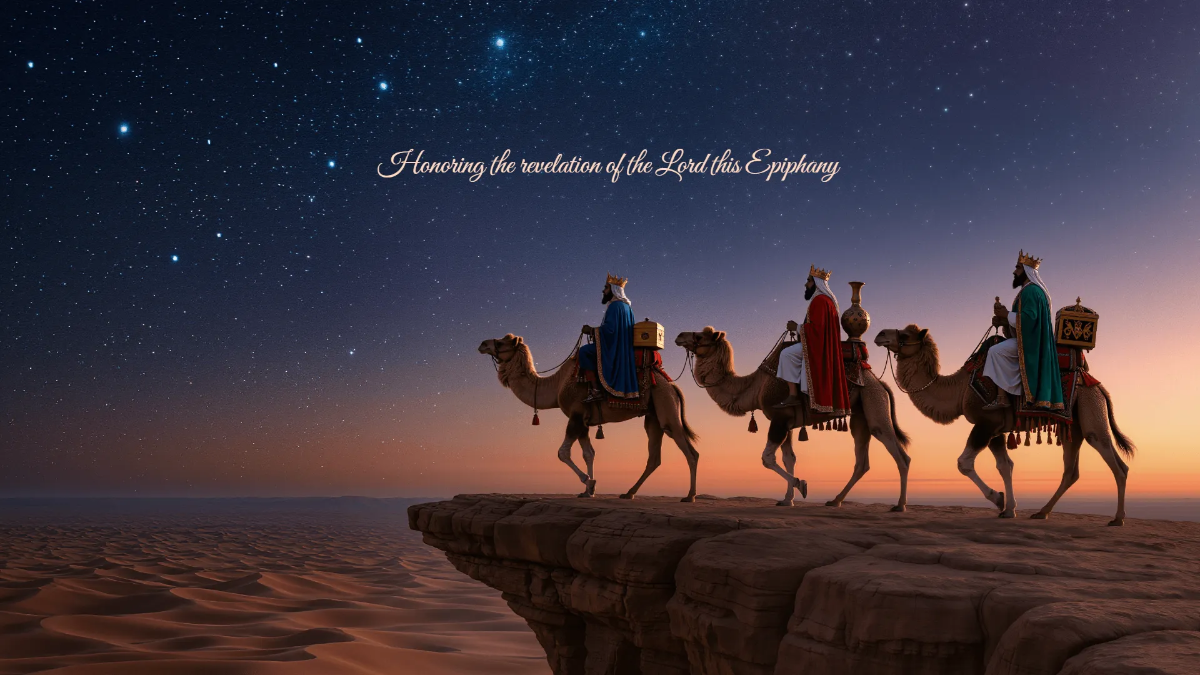 Free Epiphany Of The Lord Background Template to Edit Online