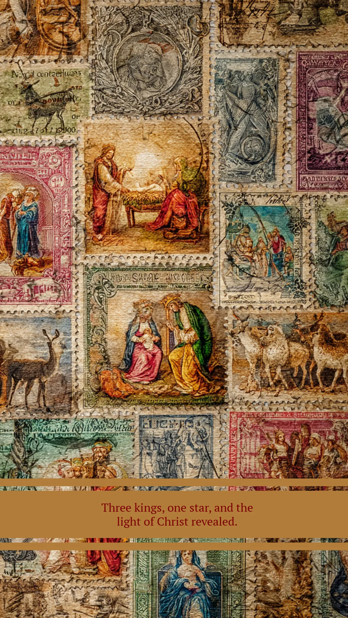 Free Vintage Epiphany Wallpaper Template to Edit Online