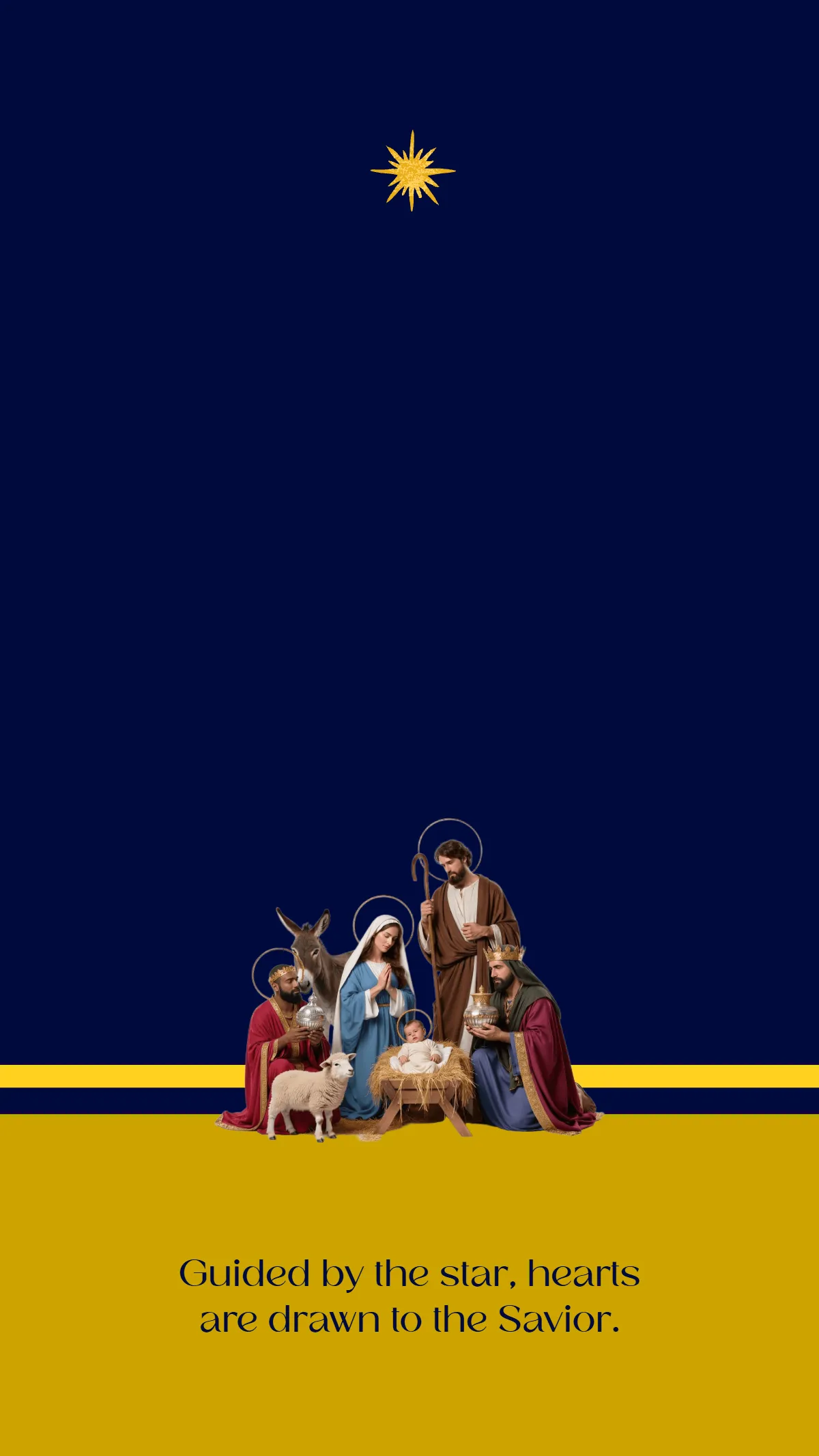 Free Minimalist Epiphany Wallpaper Template to Edit Online