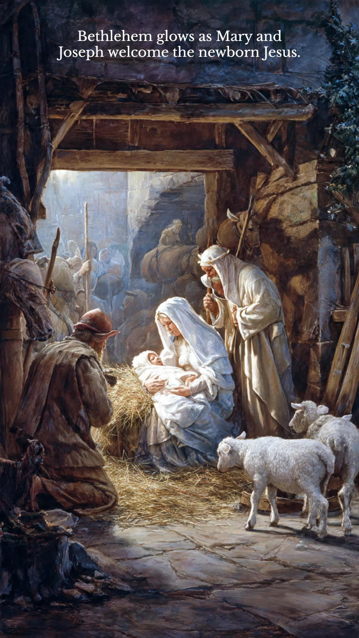 Free Illustrative Epiphany Wallpaper Template to Edit Online