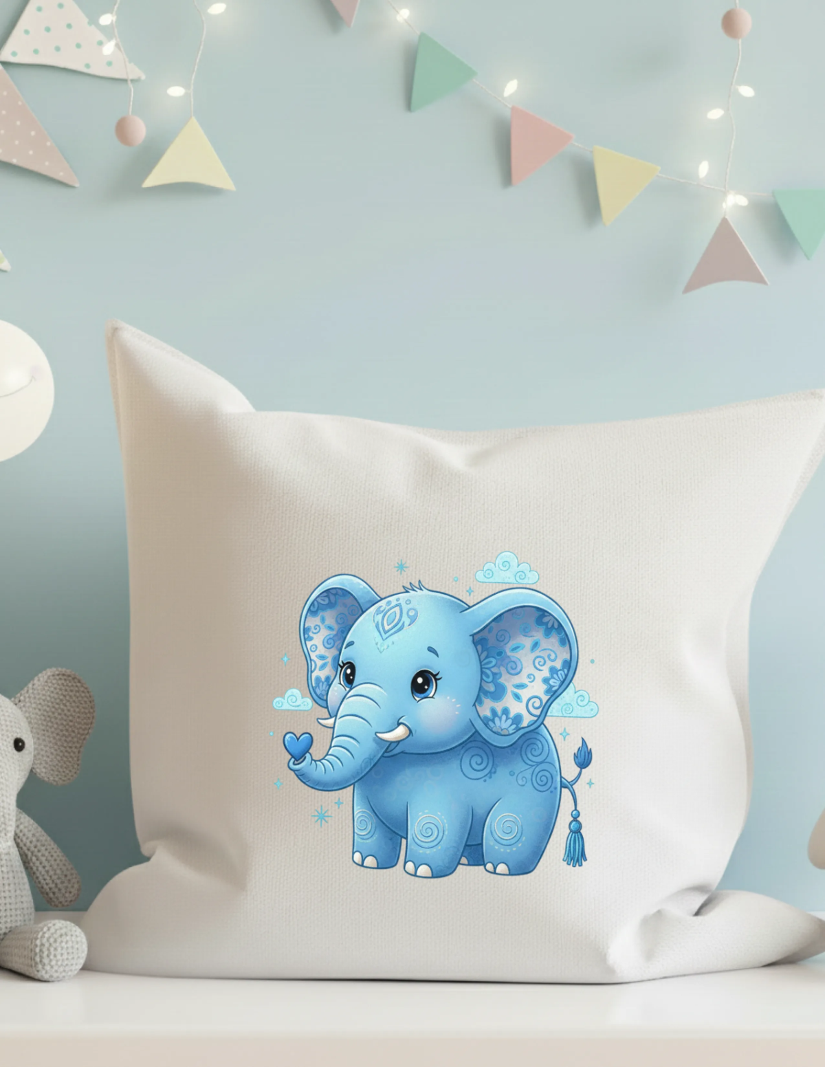 Free Square Pillow Mockup Template to Edit Online