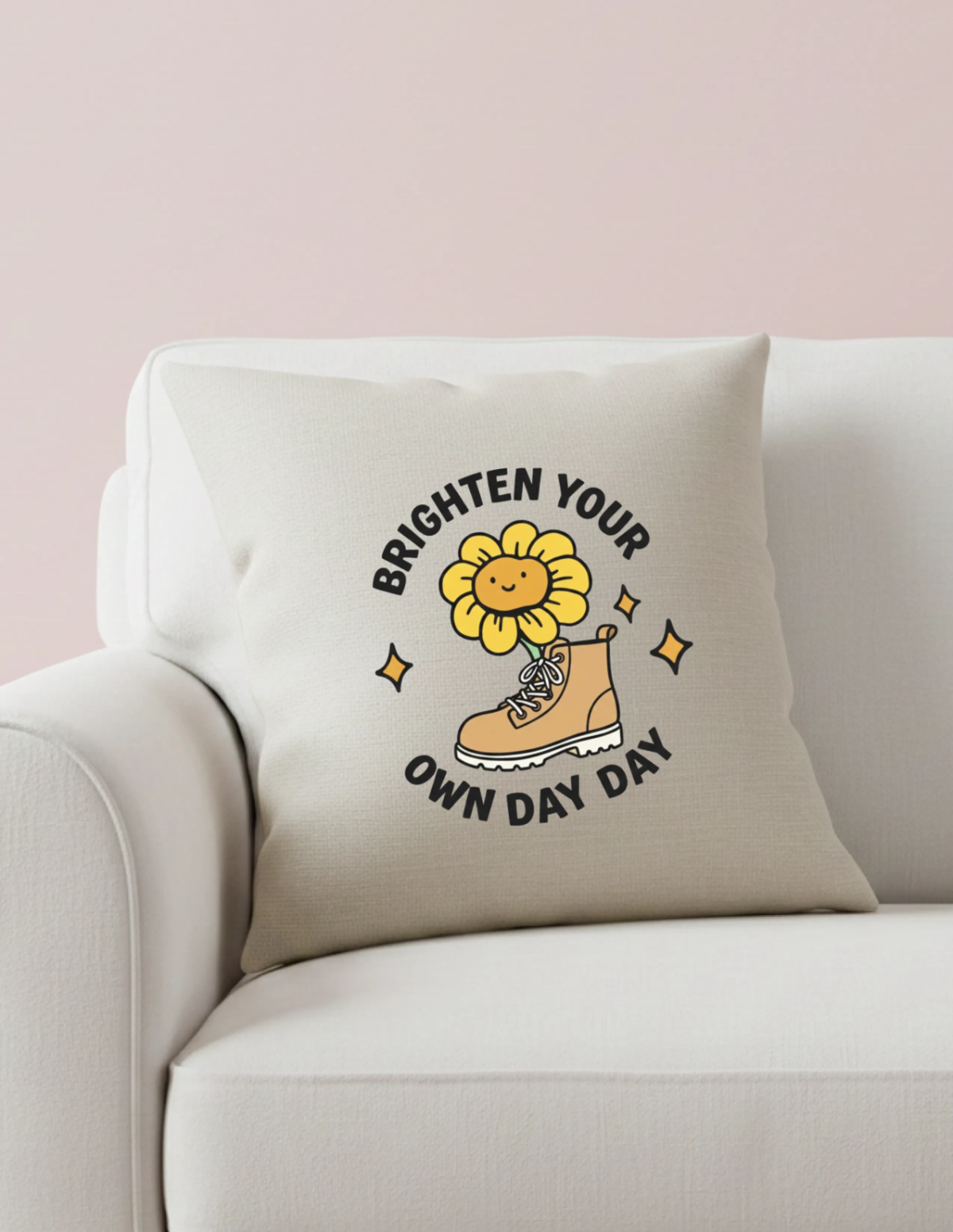 Free Simple Throw Pillow Mockup Template to Edit Online