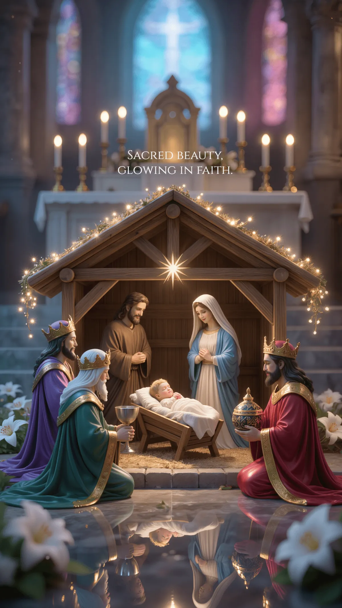 Free Epiphany Church Wallpaper Template to Edit Online