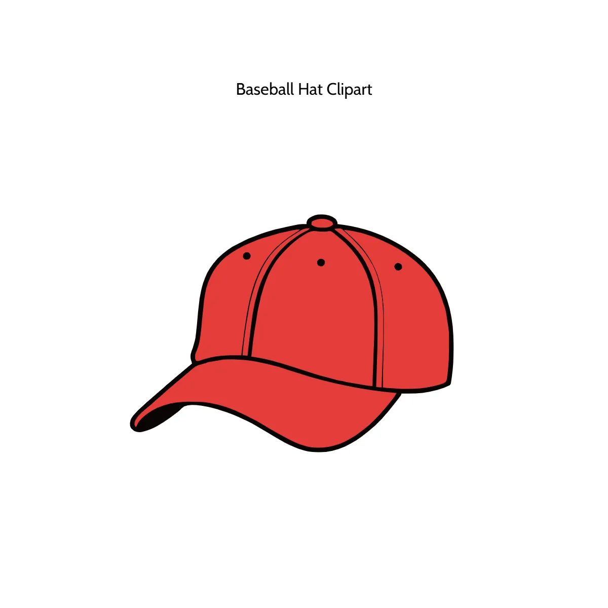 Free Baseball Hat Vector Clipart (PNG, SVG) to Edit Online