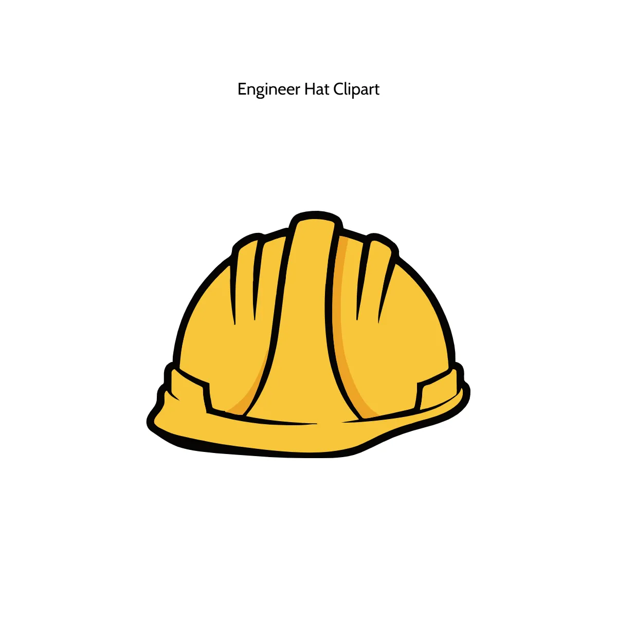 Free Engineer Hat Vector Clipart (PNG, SVG) to Edit Online