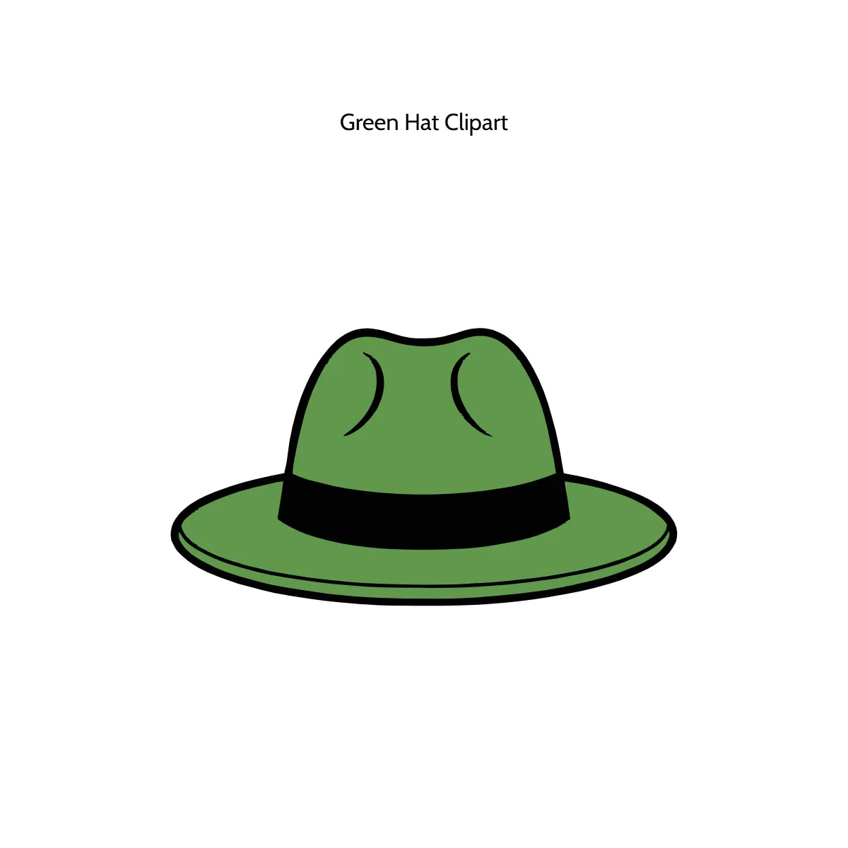Free Green Hat Vector Clipart (PNG, SVG) to Edit Online