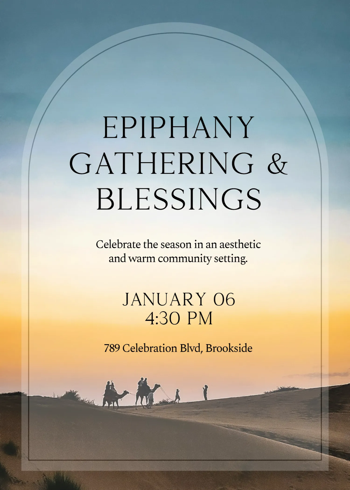 Free Aesthetic Epiphany Invitation Template to Edit Online Free Aesthetic Epiphany Invitation Template to Edit Online