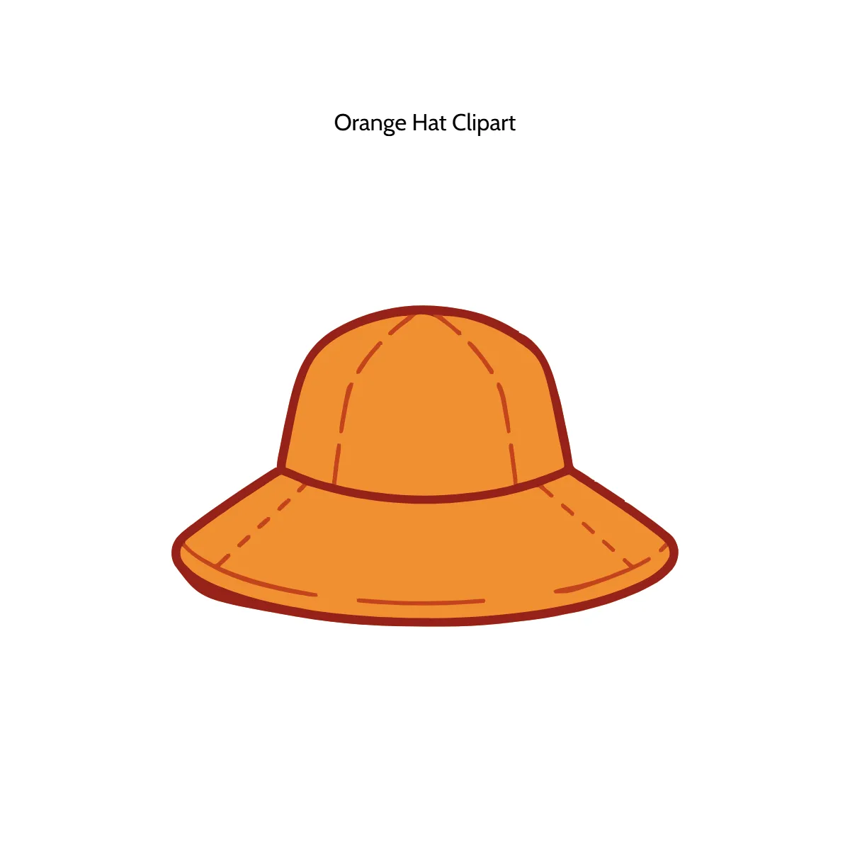 Free Orange Hat Vector Clipart (PNG, SVG) to Edit Online