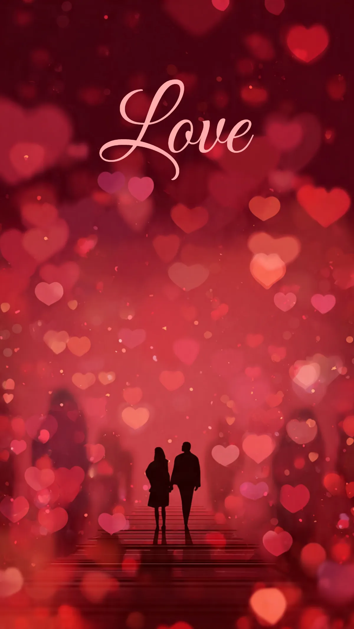 Free Valentines Day Love Wallpaper Template to Edit Online