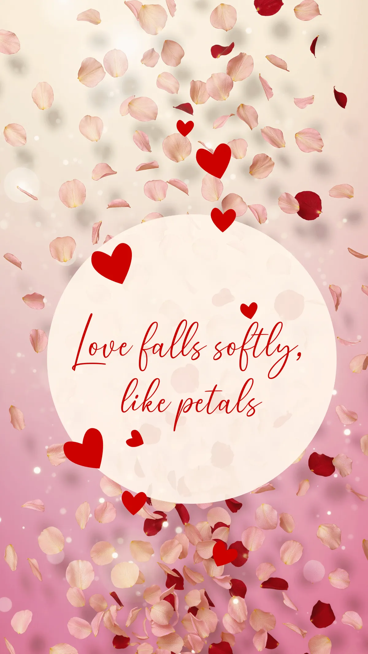 Free Romantic Valentines Day Wallpaper Template to Edit Online