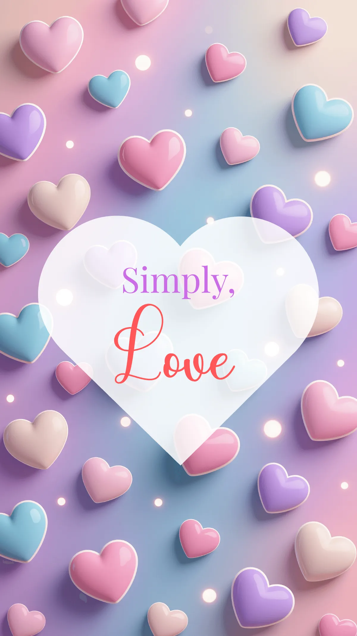 Free Pastel Valentines Day Wallpaper Template to Edit Online