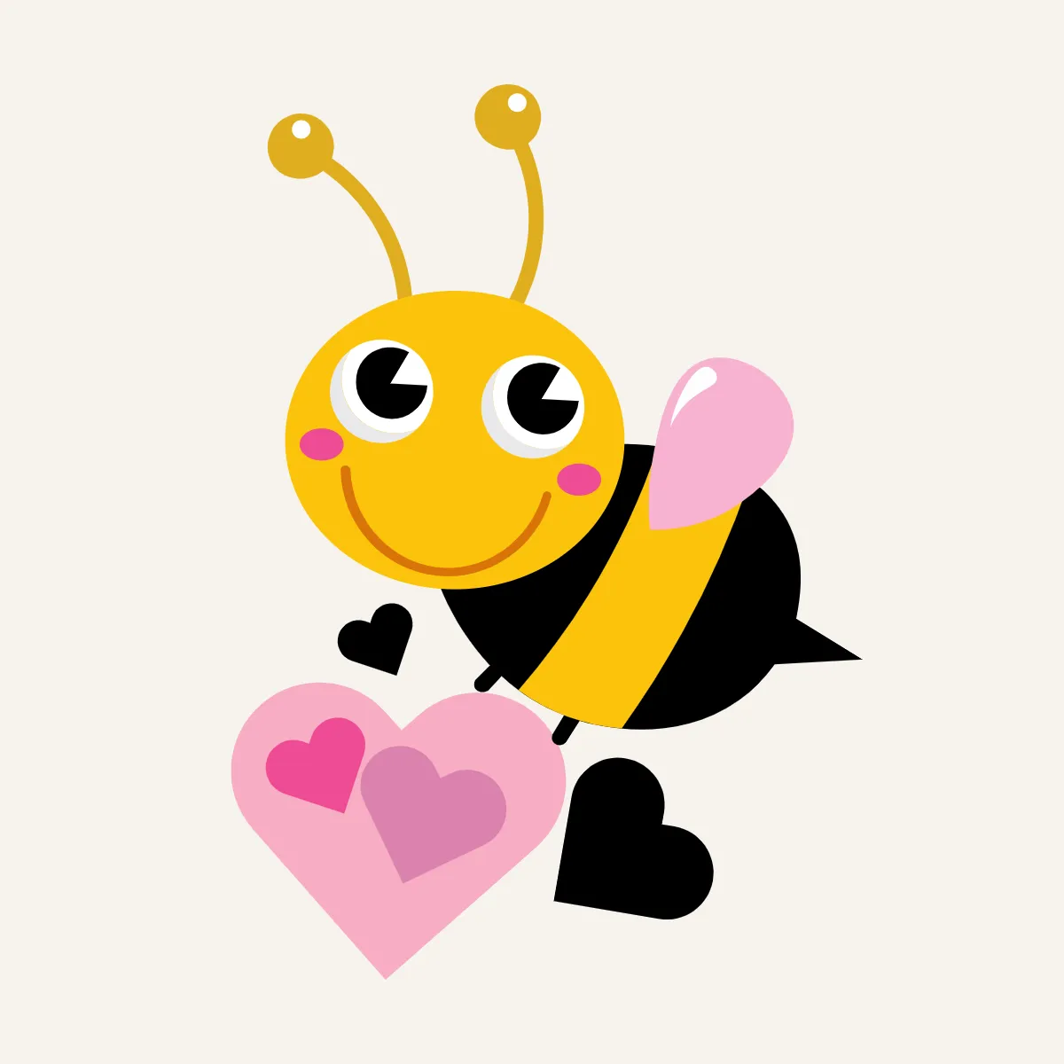 Free Bee with Heart Valentines Day Clip Arts Template to Edit Online Free Bee with Heart Valentines Day Clip Arts Template to Edit Online