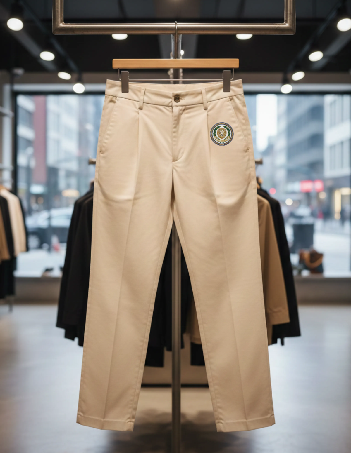 Free Pants Apparel Mockup Template to Edit Online