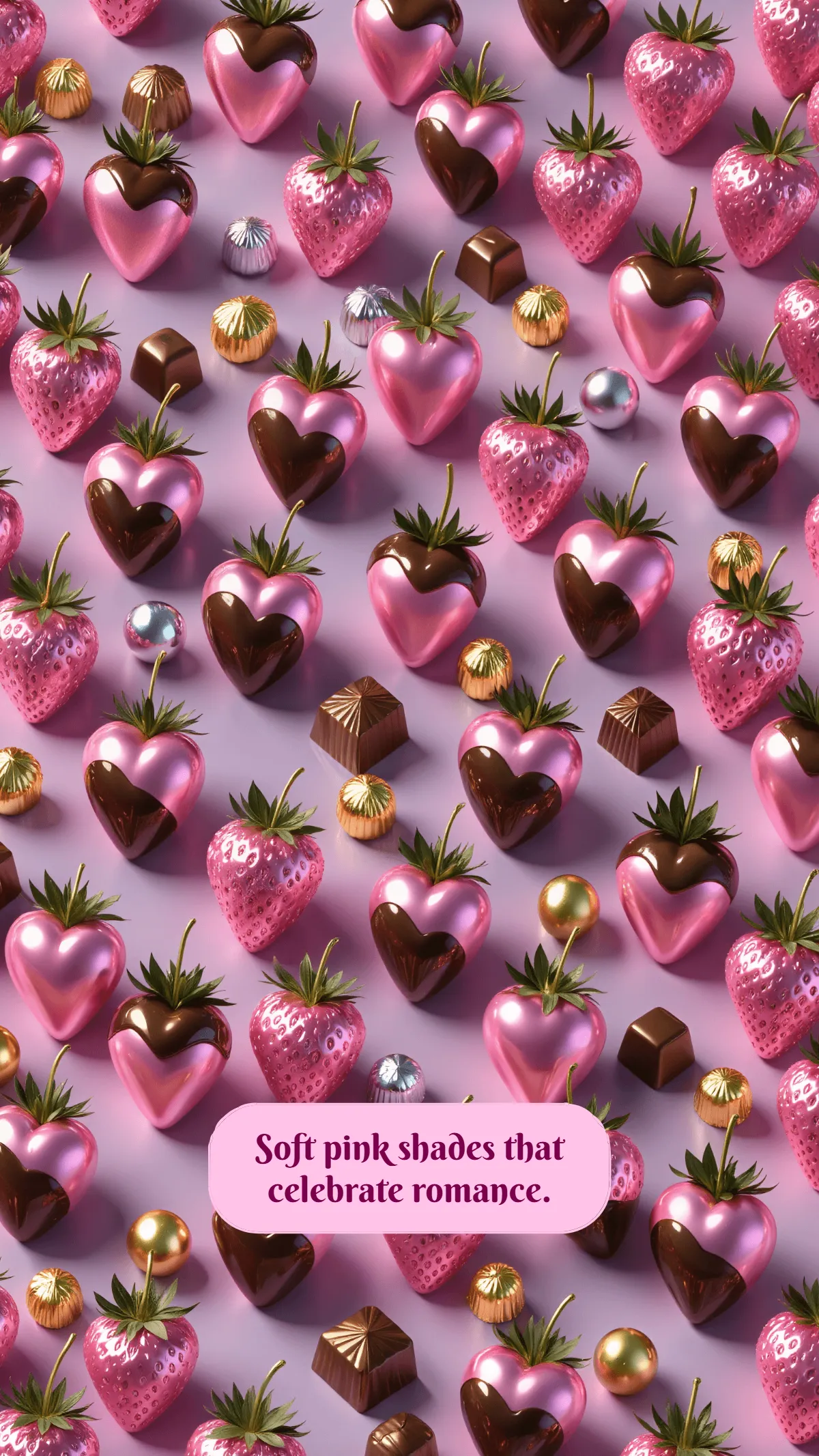 Free Valentines Day Pink Wallpaper Template to Edit Online