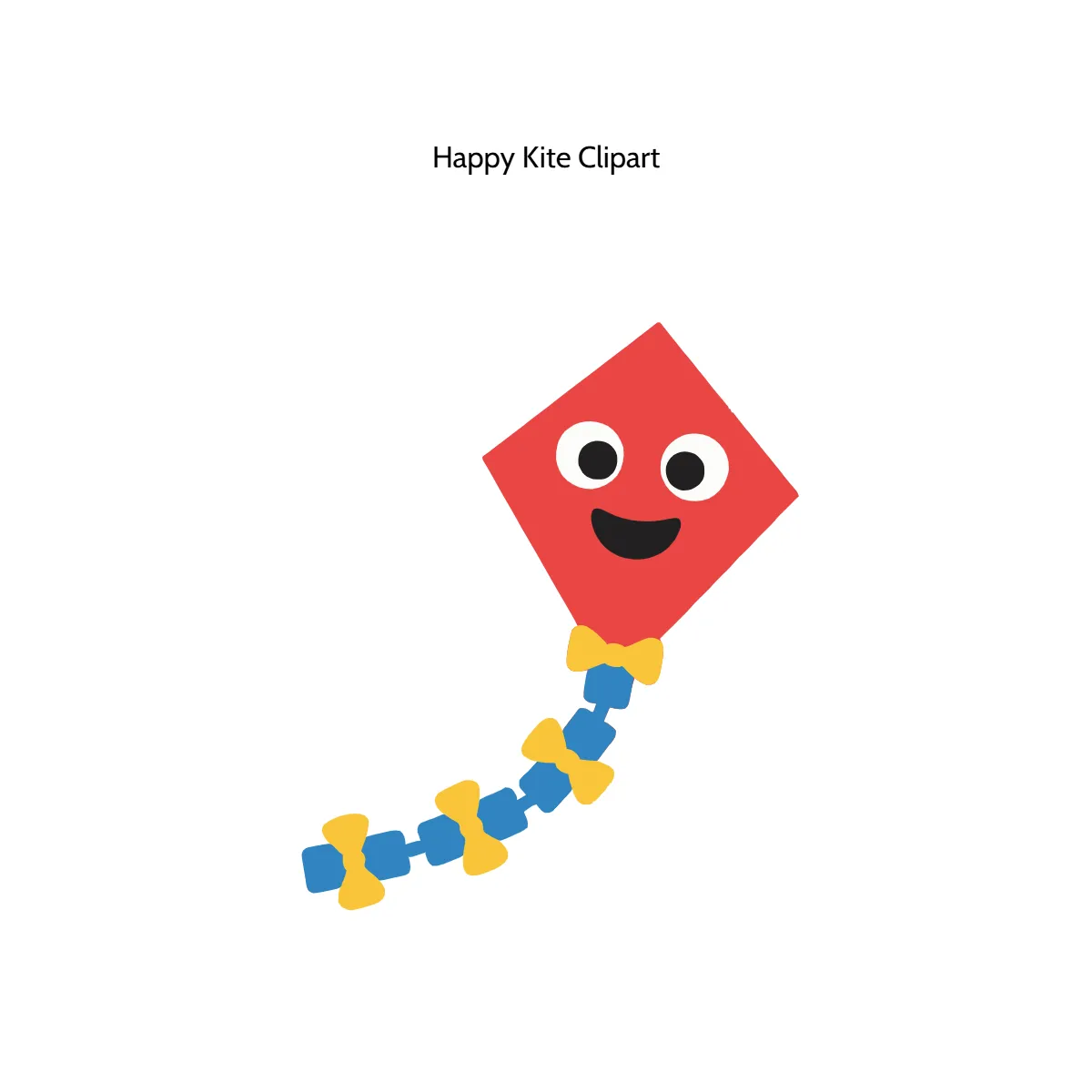Free Happy Kite Vector Clipart (PNG, SVG) to Edit Online