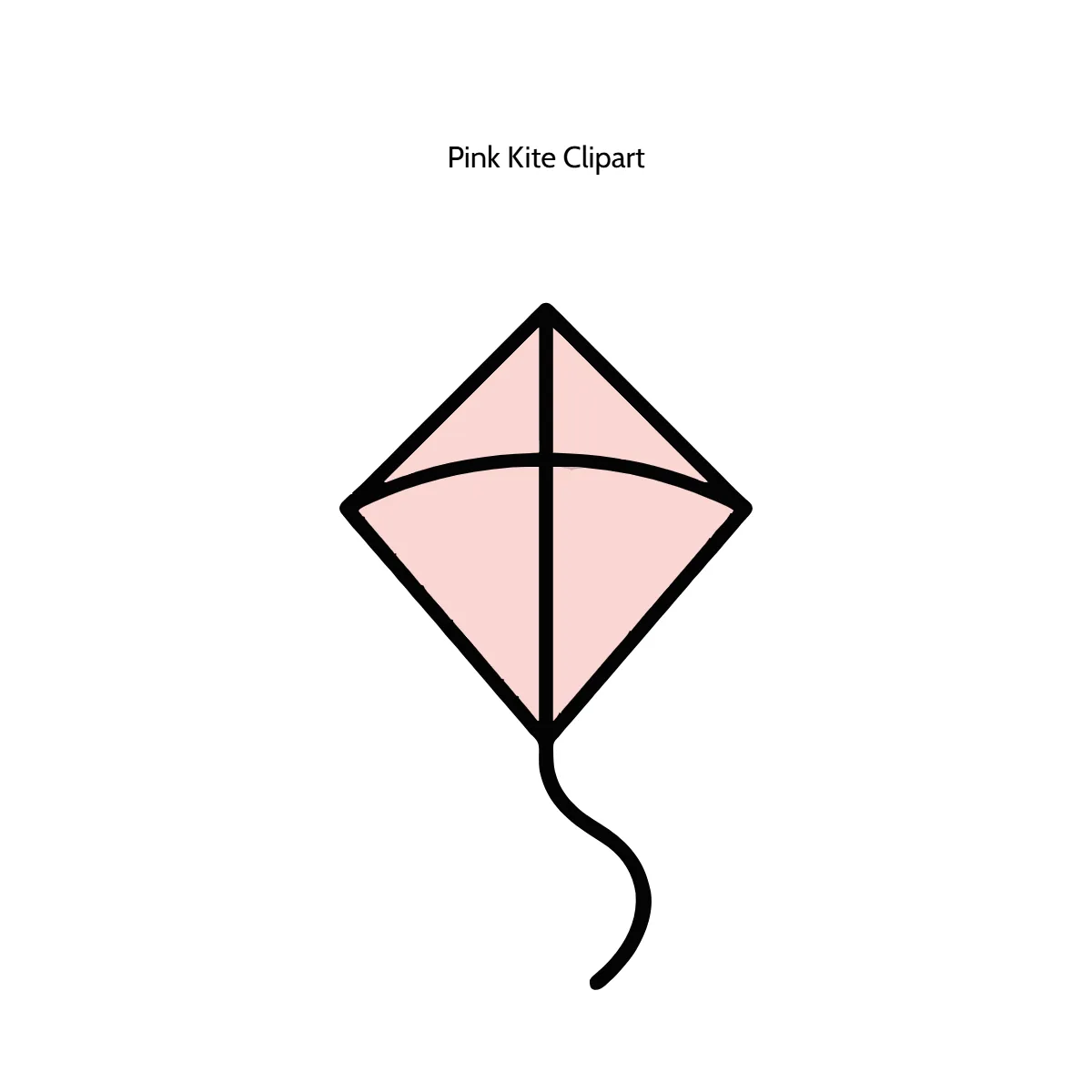 Free Pink Kite Vector Clipart (PNG, SVG) to Edit Online