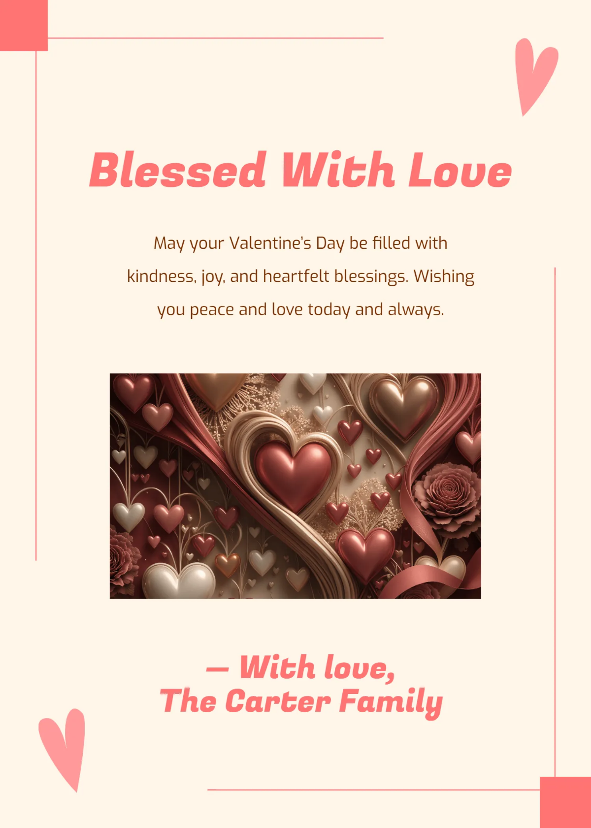 Free Valentines Day Bless Wishes Template to Edit Online Free Valentines Day Bless Wishes Template to Edit Online