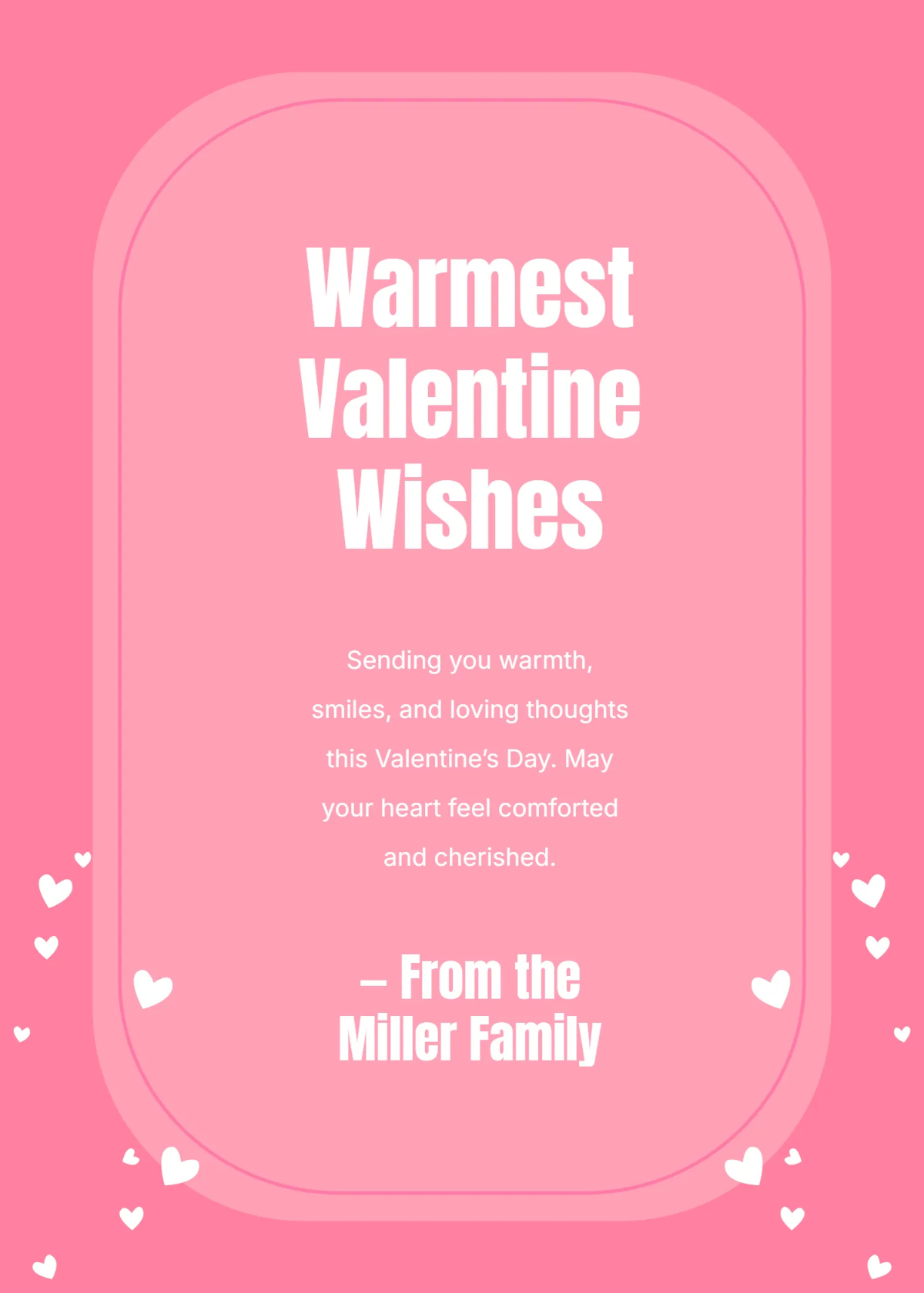 Free Valentines Day Warm Wishes Template to Edit Online Free Valentines Day Warm Wishes Template to Edit Online