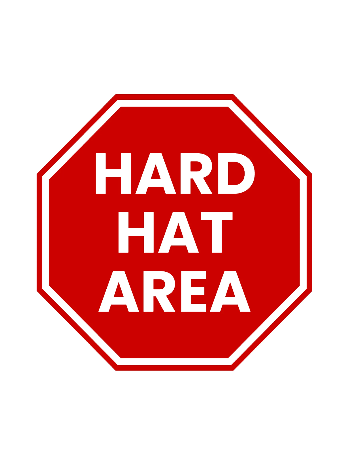 Free Hard Hat Area Construction Sign Template to Edit Online