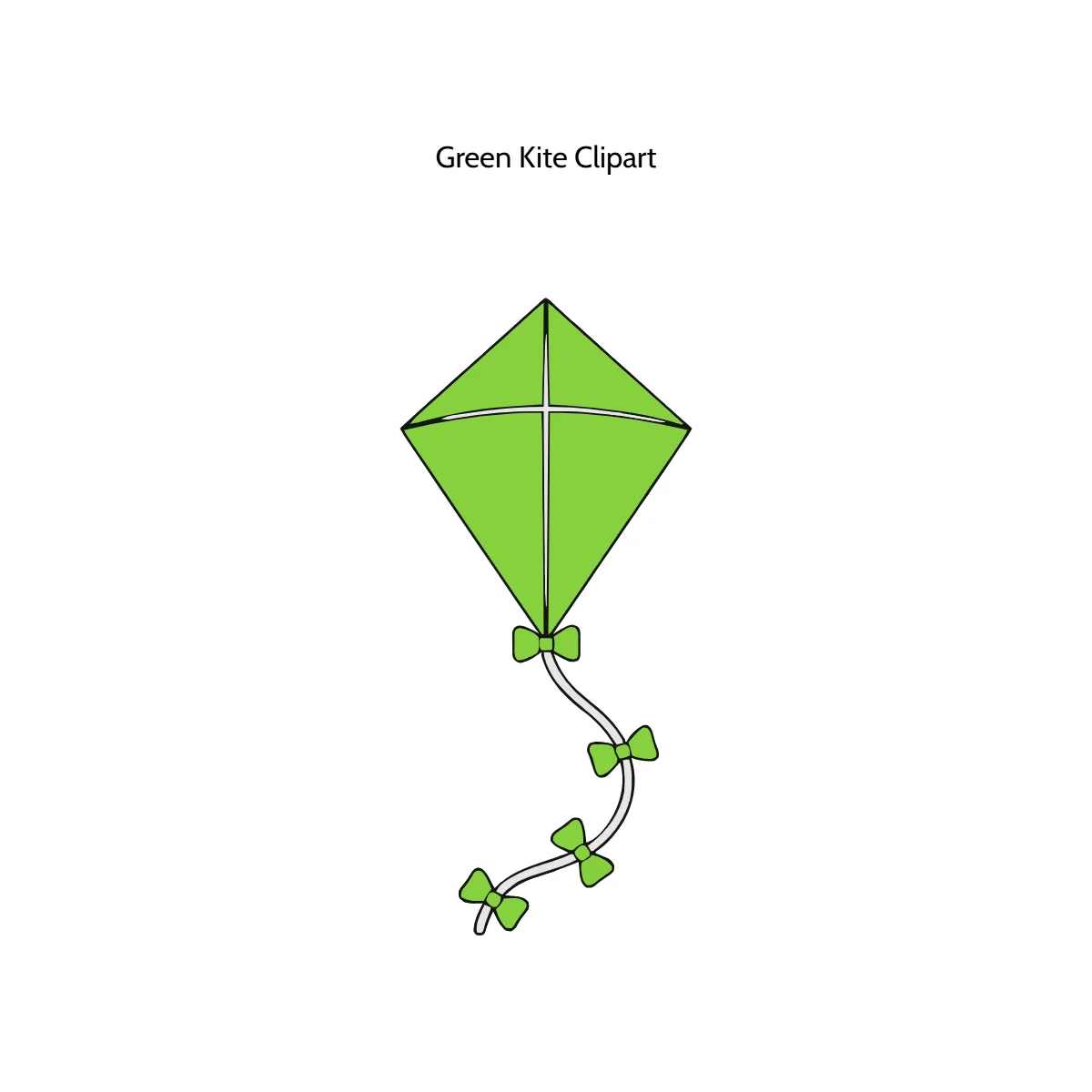 Free Green Kite Vector Clipart (PNG, SVG) to Edit Online